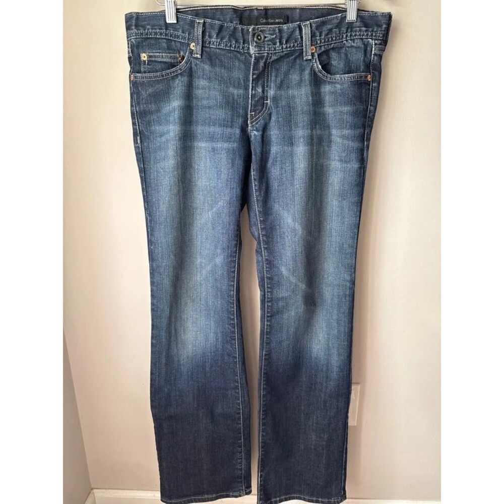 Calvin Klein Jeans Low Rise Straight Leg Jeans Size 10